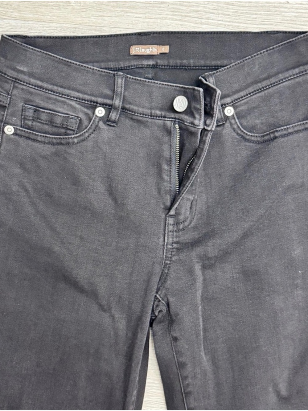 J. McLaughlin Black Skinny Jeans - Picture 2 of 7